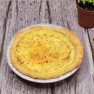 Nonna's Egg Custard Pie 