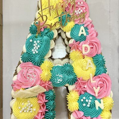 Number/Letter Cookie Cake (Medium Double) 