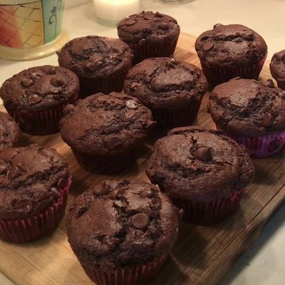 Chocolate Breakfast Muffins 