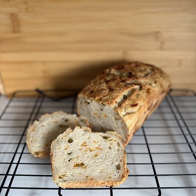 Gluten Free Jalapeño Cheddar Sandwich Loaf 