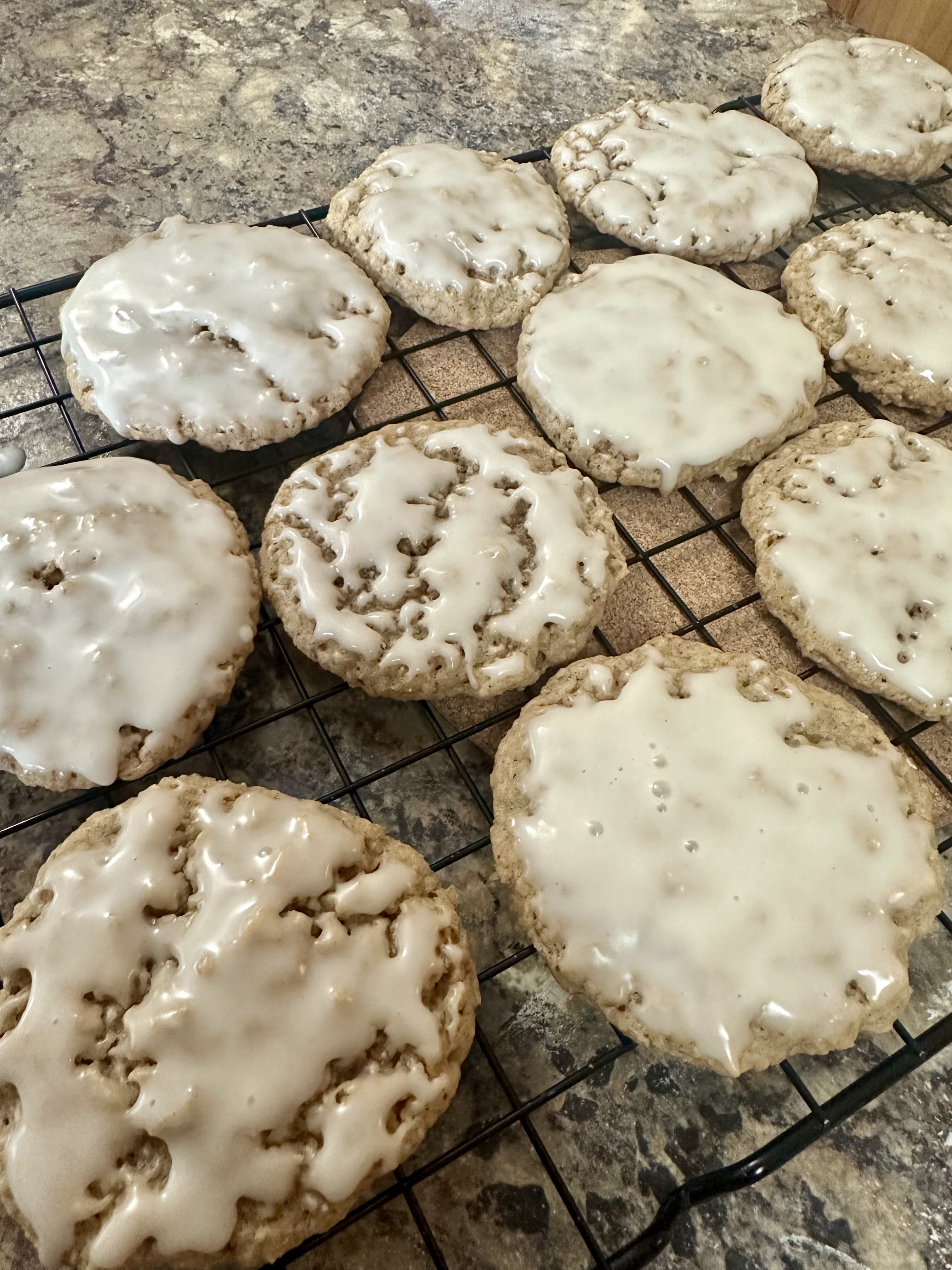 Iced Oatmeal Cookies