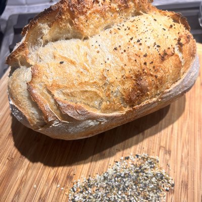 Organic Sourdough Everything Morning Bread