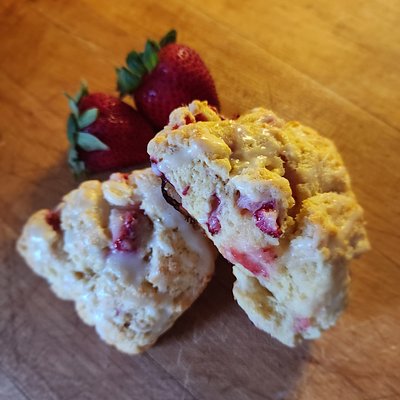 Strawberry Sourdough Scones (2)