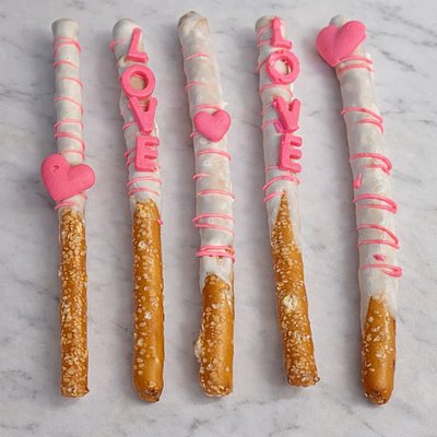 Chocolate Covered Pretzel Rods