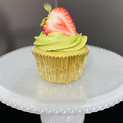 Matcha Strawberry Cupcakes (Dozen)