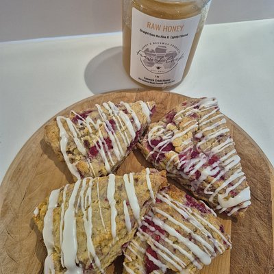 Raspberry Scones (Pack Of 3) 