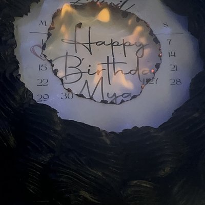 Heart Burn Cake (Burn-Away Reveal Cake)