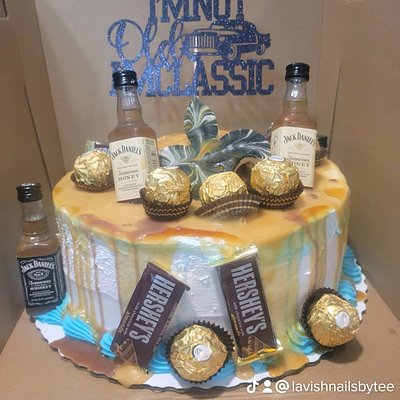 10 INCH Alcohol Cake 