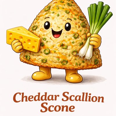 Frozen Cheddar Scallion Scone
