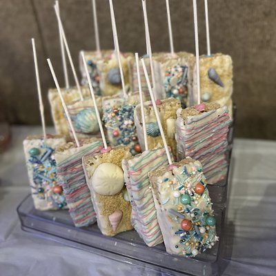 Chocolate Dipped Rice Crispys 