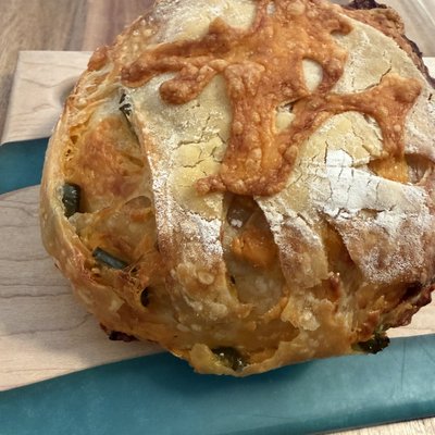 Jalapeño Cheddar Sourdough Loaf