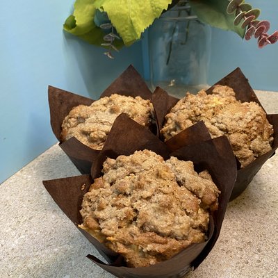 Spiced Apple Streusel Muffins