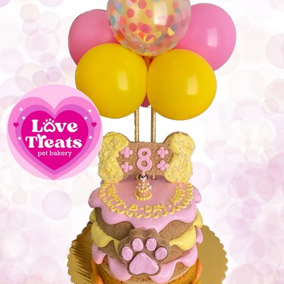Original Mini Pup Barkday Cake (single tier 5x3 inch)