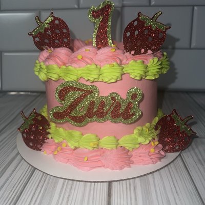2-Layered 4" SMASH Cake (for KIDS)