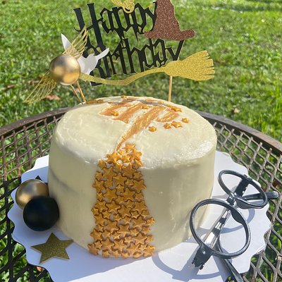 Harry Potter Butter beer Cake