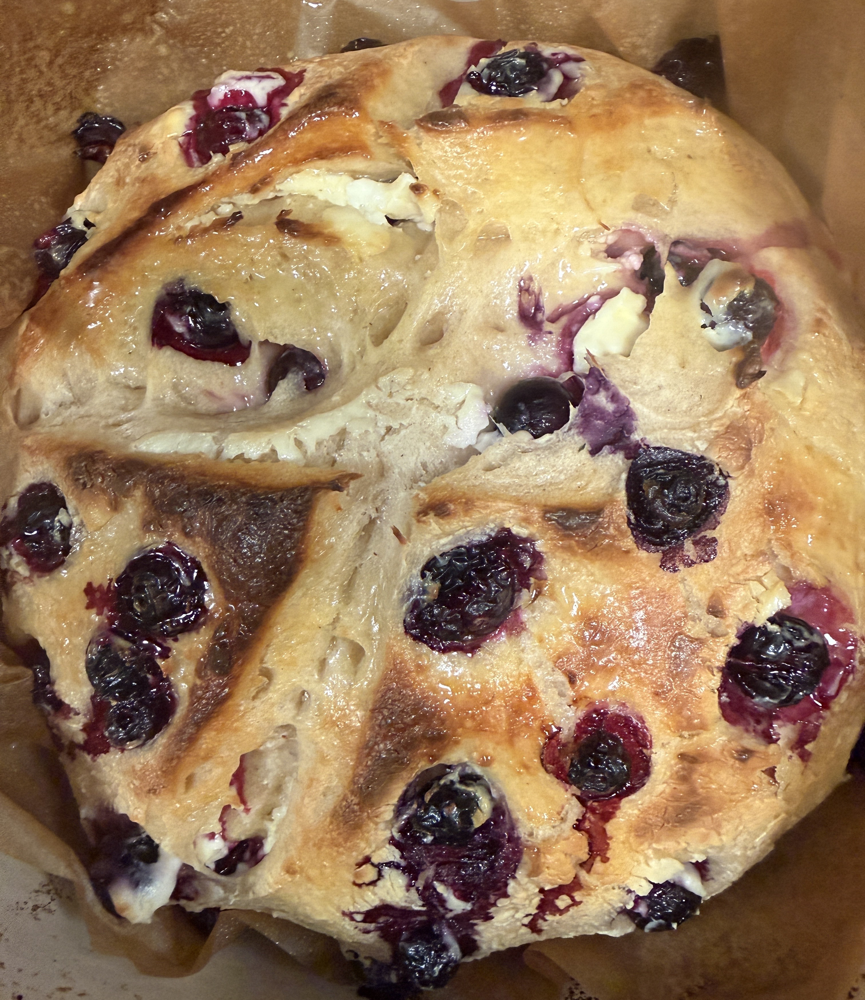 Sourdough Lemon Blueberry 