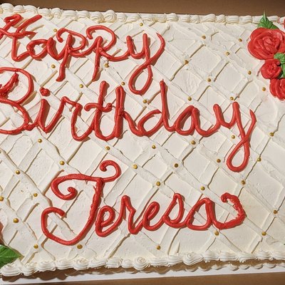 1/2 Sheet Cake