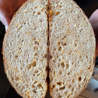 Asiago Cheddar Sourdough