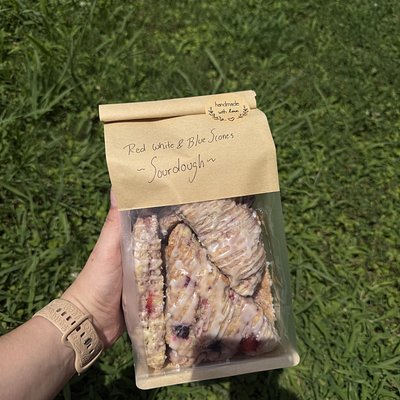 Berry Bliss Sourdough Scones (blueberry, Raspberry, Strawberry & Lemon)  