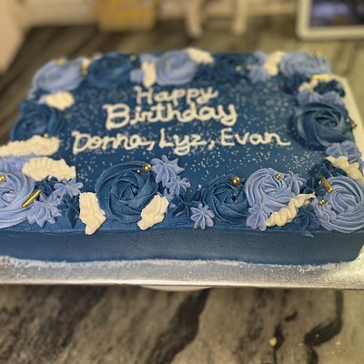 Celebration Sheet Cake (9”x13”x2”) (24-30)
