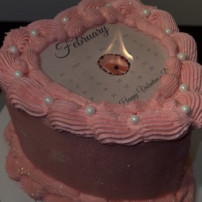 6” Burn away Cake (serves -/+ 15)