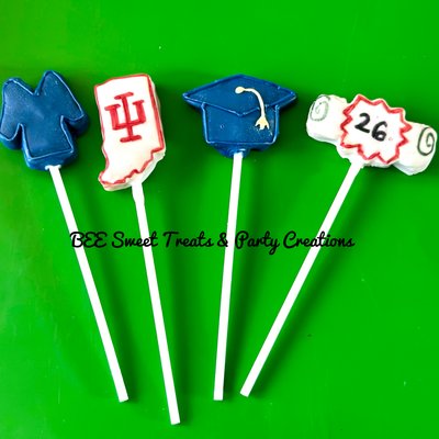 Dozen of Grad Shaped Cake Pops