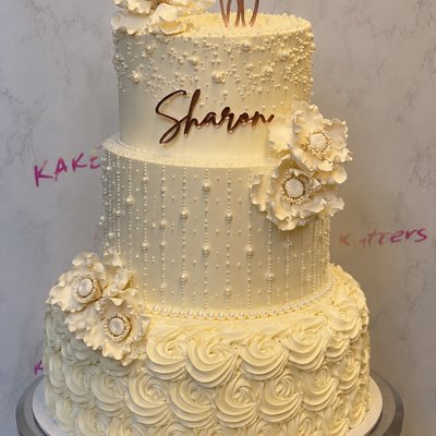 8,10,12" 3 tier Freestyle Custom Cake