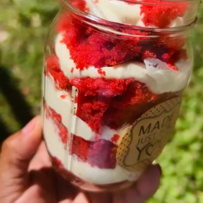 Red Velvet Nana Pudding Jar 