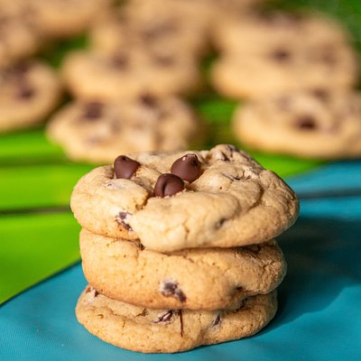 Chocolate Chip Cookies: One Dozen Medium Size