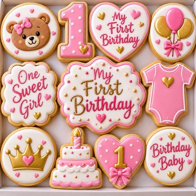 My First Birthday Cookie Set