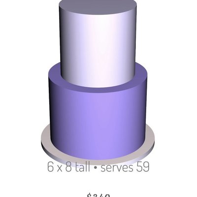 2 Tiered Cake 6x8(t)