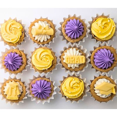 Graduation Mini Cookie Bites -1 Dozen