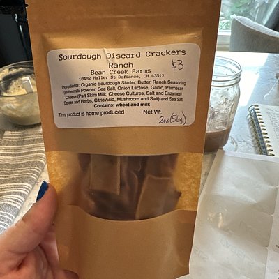 Sourdough Crackers - Plain