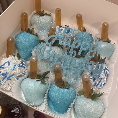 Infused Covered strawberries 