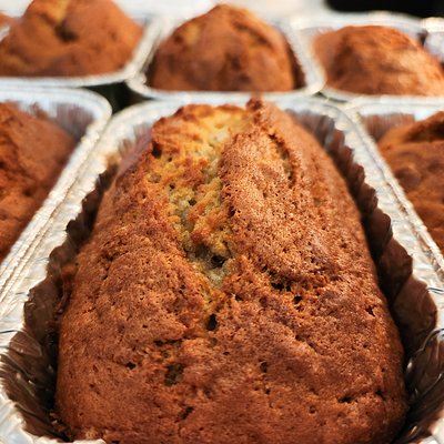 Mini Loaf Gluten Free Banana Chocolate Chip Cake