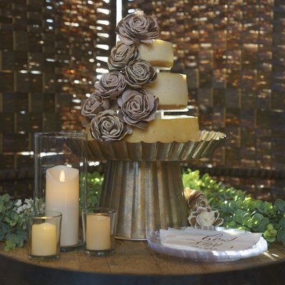 Tiered Wedding Cheesecakes