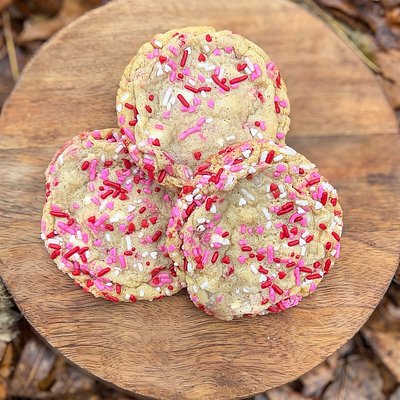 Sweetheart Sprinkle Cookie