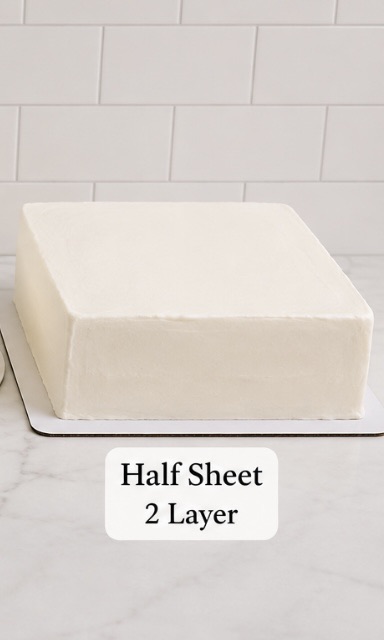 Half Sheet Cake (13x18)