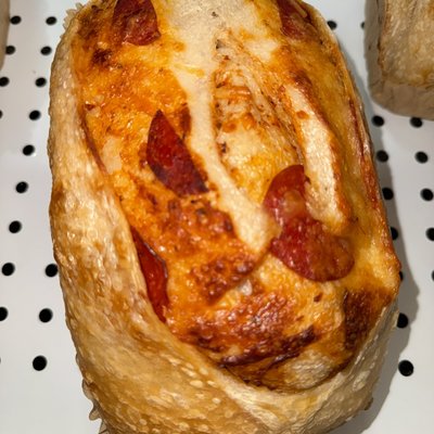 1/2 Loaf Pepperoni Pizza Sourdough Bread