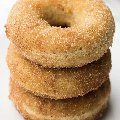 1 Baked Donut (Flavor This Week-CINNAMON SUGAR!)GF, DF, Egg Free, Refined Sugar Free 