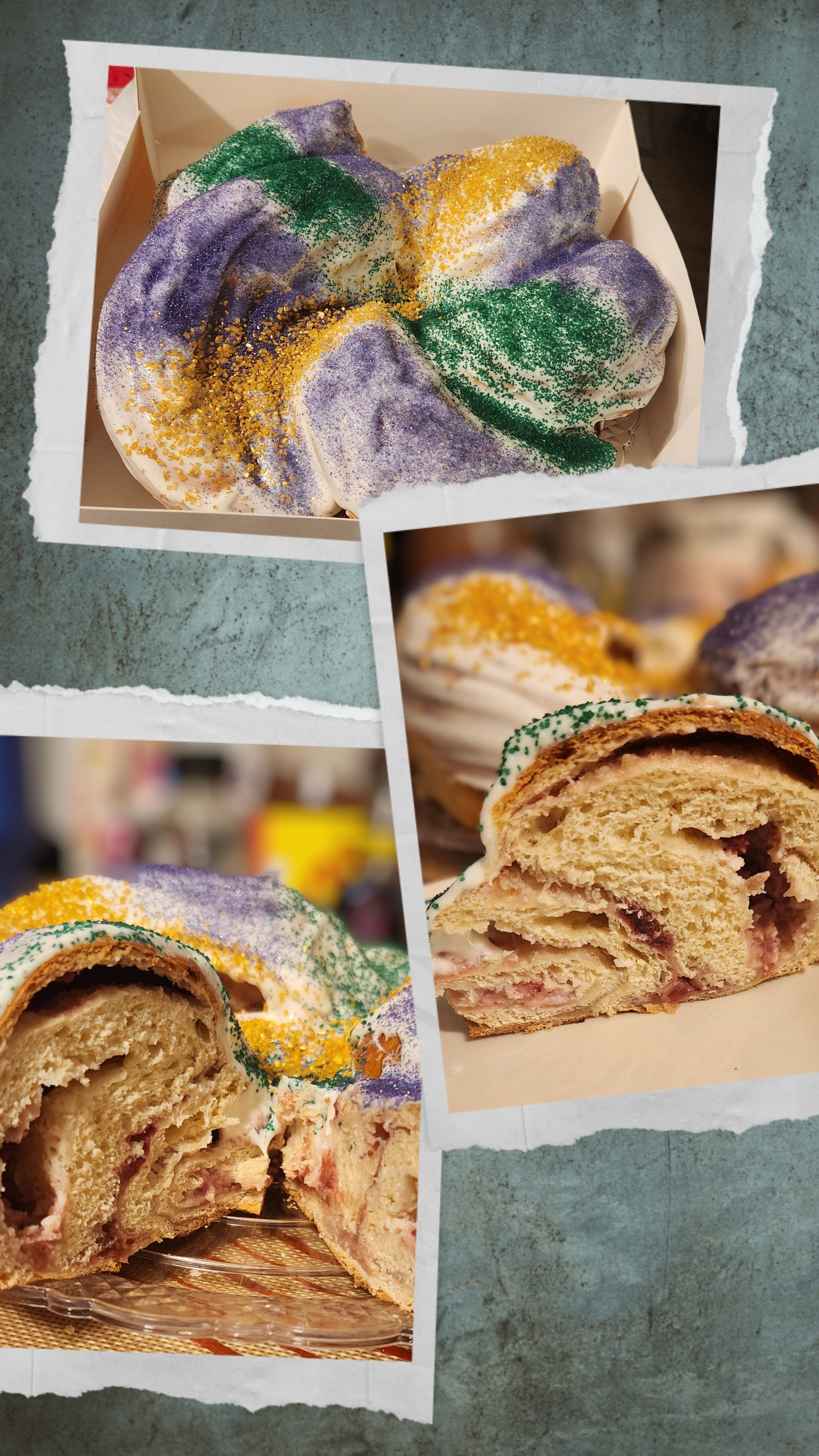 👑 King Cakes For Mardi Gras 🎭