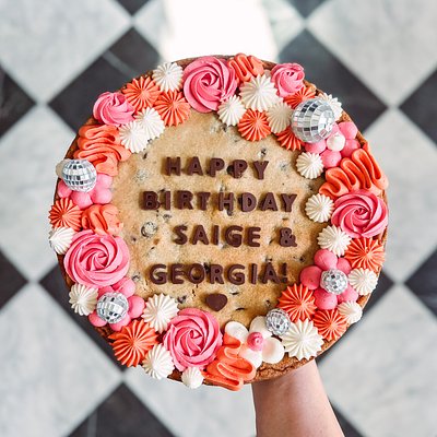 12 in Cookie Cake - Decorated 