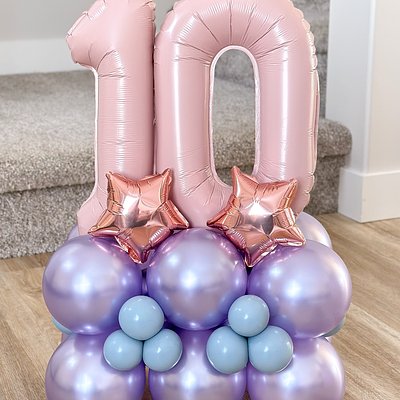 Number Balloon Stack 