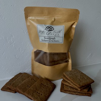 SOURDOUGH GRAHAM CRACKERS