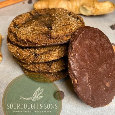 Spiced Gingerbread Mocha Cookies