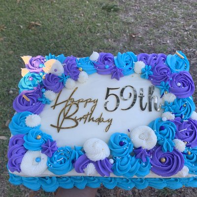 1/2 Sheet Cake