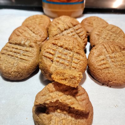 Keto Peanut Butter Cookies 1 Dozen 