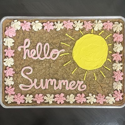 Custom Cookie Cake