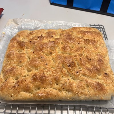 Parmesan Garlic Onion Focaccia 