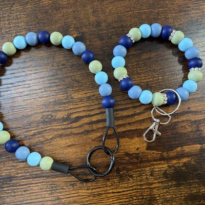 Matching Set (Beaded Collar & Keychain) 